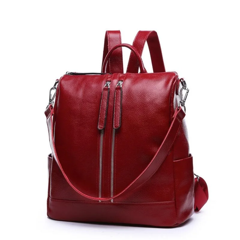 Fashion Women's Backpacks Genuine Leather Women Girls Students School Bag Large Shoulder Bags Women Casual Back Packs Travel Bag
Fashion Women's Backpacks Genuine Leather Women Girls Students School Bag Large Shoulder Bags Women Casual Back Packs Travel Bag