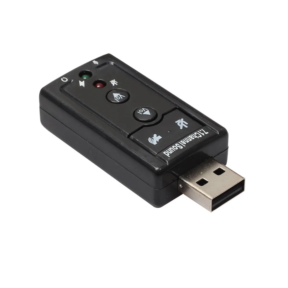 Rliable Dropping shipping New Mini USB 2.0 3D Virtual 12Mbps External 7.1 Channel Audio Sound Card Adapter
Rliable Dropping shipping New Mini USB 2.0 3D Virtual 12Mbps External 7.1 Channel Audio Sound Card Adapter