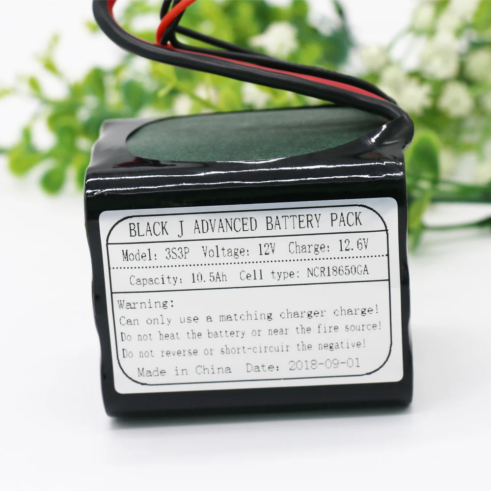 KLUOSI UAV Rechargeable 12VLi-ion Battery Pack 11.1V /12.6V10.5Ah 3S3P Use Single Cell NCR18650GA Combination for Various Drone
KLUOSI UAV Rechargeable 12VLi-ion Battery Pack 11.1V /12.6V10.5Ah 3S3P Use Single Cell NCR18650GA Combination for Various Drone