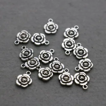 10PCS Hot wholesale Rose button Metal DIY Fittings Accessory for Necklace Bracelet Machining parts Silver-plate Jewelry Making
10PCS Hot wholesale Rose button Metal DIY Fittings Accessory for Necklace Bracelet Machining parts Silver-plate Jewelry Making