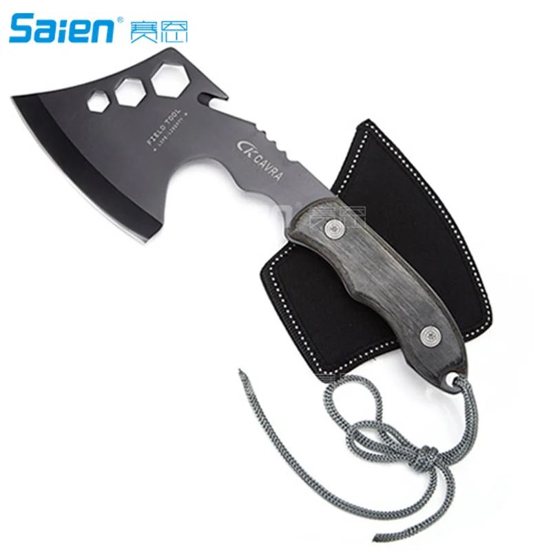 Survival Hatchet: Hand Held Camping Axe with Full Tang & Sheath - Ideal Tool for Outdoor Tactical Use & Hunting
Survival Hatchet: Hand Held Camping Axe with Full Tang & Sheath - Ideal Tool for Outdoor Tactical Use & Hunting