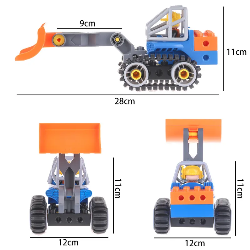 City Engineering Truck Forklift Large Particle Building Blocks Sets Brinquedos Duplo Technic DIY Bricks Early Eucation Kids Toys
City Engineering Truck Forklift Large Particle Building Blocks Sets Brinquedos Duplo Technic DIY Bricks Early Eucation Kids Toys