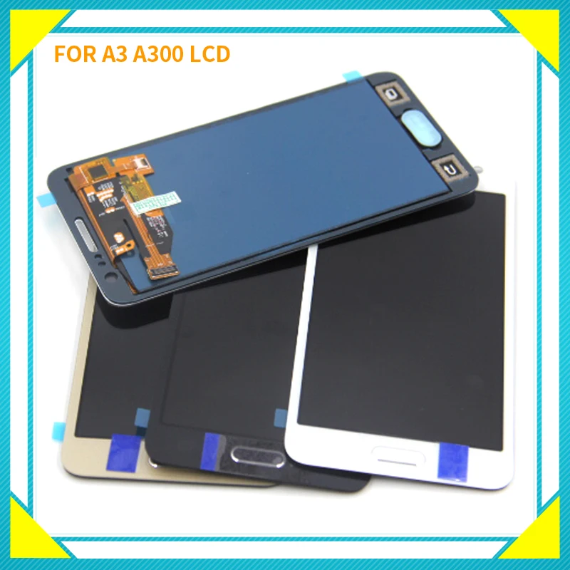 For Samsung Galaxy A3 2015 LCD A300 A3000F SM-A300F Display Touch Screen Digitizer Assembly Replacement For Samsung A3 2015 LCD
For Samsung Galaxy A3 2015 LCD A300 A3000F SM-A300F Display Touch Screen Digitizer Assembly Replacement For Samsung A3 2015 LCD