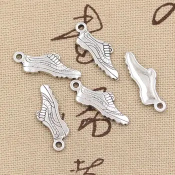 30pcs Charms Gym Tennis Athletic Shoes 24x8mm Antique Silver Color Pendants Making DIY Handmade Tibetan Silver Color Jewelry
30pcs Charms Gym Tennis Athletic Shoes 24x8mm Antique Silver Color Pendants Making DIY Handmade Tibetan Silver Color Jewelry