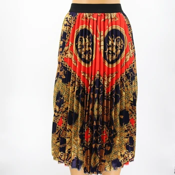 Waist Long Skirts Female Pleated Retro Skirt Summer Patterns Fashion Character Skirt Waist Skirt Women Elastic
Waist Long Skirts Female Pleated Retro Skirt Summer Patterns Fashion Character Skirt Waist Skirt Women Elastic