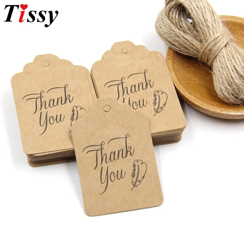 50PCS New DIY Paper Tags+10M Rope Thank You Paper Card Tag Labels Party Favors Wedding Note Hang Tag Gift Wrapping Supplies
50PCS New DIY Paper Tags+10M Rope Thank You Paper Card Tag Labels Party Favors Wedding Note Hang Tag Gift Wrapping Supplies