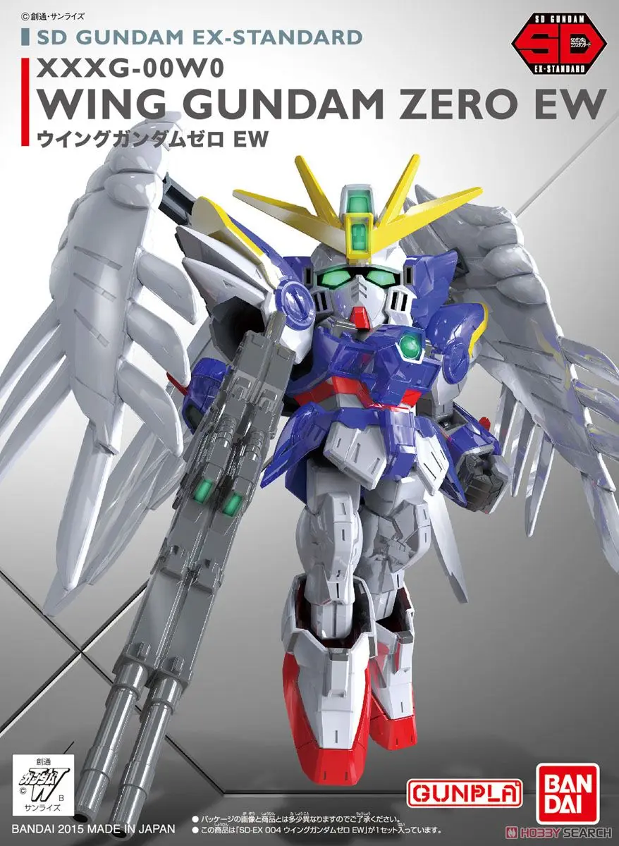Bandai Gundam SD BB GUNDAM EX STANDARD WING GUNDAM ZERO EW Mobile Suit Assemble Model Kits Action Figures Children's toys
Bandai Gundam SD BB GUNDAM EX STANDARD WING GUNDAM ZERO EW Mobile Suit Assemble Model Kits Action Figures Children's toys