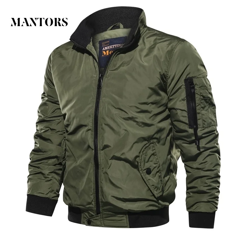 Men's Slim-Fit Military Bomber Jackets 2019 Spring Autumn Men Casual Solid Zipper Pilot Jacket New Thin Stand Collar Male Coats
Men's Slim-Fit Military Bomber Jackets 2019 Spring Autumn Men Casual Solid Zipper Pilot Jacket New Thin Stand Collar Male Coats