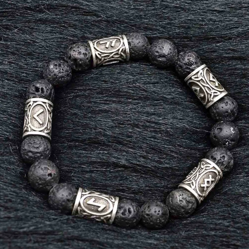 MKENDN 2017 Viking Rune Lava Bead Bracelet Men Explorer Stone Charm Bracelet Jewelry Friendship Gifts
MKENDN 2017 Viking Rune Lava Bead Bracelet Men Explorer Stone Charm Bracelet Jewelry Friendship Gifts
