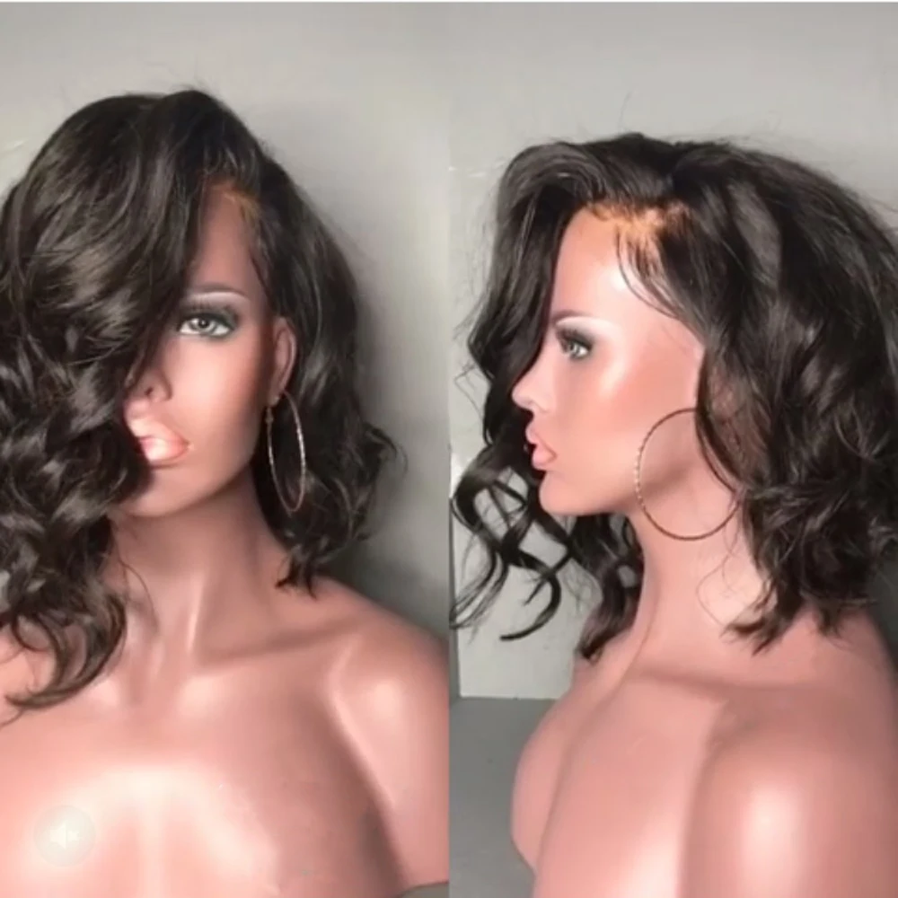 Eversilky Short Bob Wig Wavy Hair 360 Lace Frontal Wig Side Part Remy Human Hair Wigs for Women Glueless with Baby Hair
Eversilky Short Bob Wig Wavy Hair 360 Lace Frontal Wig Side Part Remy Human Hair Wigs for Women Glueless with Baby Hair