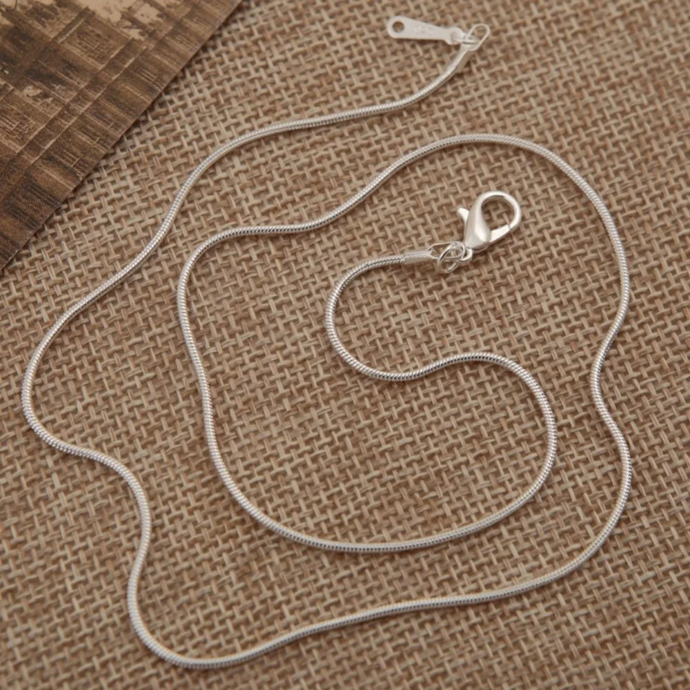 Hermosa 1mm 925 Silver Snake Chain Necklace Sterling-Silver Choker 40mm/45mm/50mm/55mm/60mm Wholesale Necklace Chain
Hermosa 1mm 925 Silver Snake Chain Necklace Sterling-Silver Choker 40mm/45mm/50mm/55mm/60mm Wholesale Necklace Chain