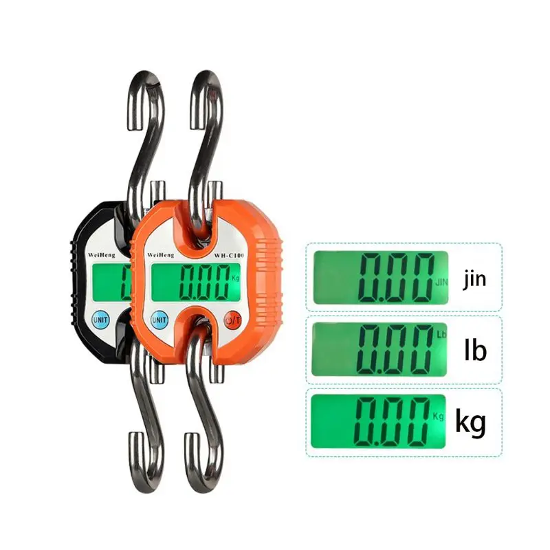 Crane Scale 150 kg/300lb 50g Crane Scale Mini Electronic Digital Double-range Heavy Duty Hanging Scale
Crane Scale 150 kg/300lb 50g Crane Scale Mini Electronic Digital Double-range Heavy Duty Hanging Scale