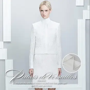Spring and autumn in the South Korean imports of chemical fiber jacquard white coats skirts female clothing fabric fabric
Spring and autumn in the South Korean imports of chemical fiber jacquard white coats skirts female clothing fabric fabric