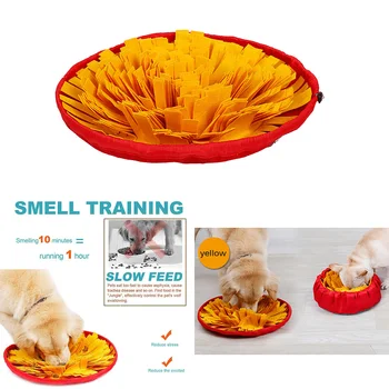 ABEDOE Dog Training Round Pet Sniffing Pad Washable Training Blanket Feeding Mat Piecing Interactive Dog Training Equipment
ABEDOE Dog Training Round Pet Sniffing Pad Washable Training Blanket Feeding Mat Piecing Interactive Dog Training Equipment