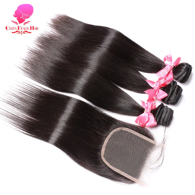 QUEEN Free/Middile Part Lace Closure with Bundles 2/3/4 Pcs Remy Human Hair Brazilian Straight Hair Weave Bundles with Closure
QUEEN Free/Middile Part Lace Closure with Bundles 2/3/4 Pcs Remy Human Hair Brazilian Straight Hair Weave Bundles with Closure