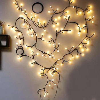 Thrisdar 2.5M 72LED Vine Branch Light Starry Ball Christmas Fairy String Light Outdoor Wedding Party Xmas Tree Garland Light
Thrisdar 2.5M 72LED Vine Branch Light Starry Ball Christmas Fairy String Light Outdoor Wedding Party Xmas Tree Garland Light