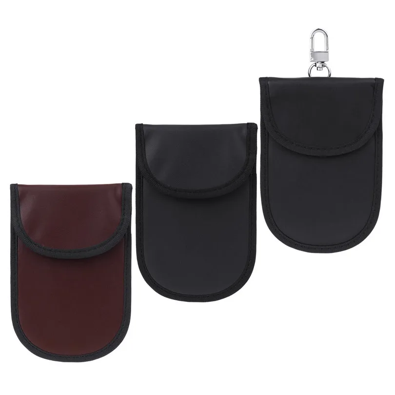 Pack of 2 Car Key Signal Blocking Case RFID Key Bag Fob Protector Anti-Hacking Casual Security Bag WIFI GSM LTE NFC RF Blocker
Pack of 2 Car Key Signal Blocking Case RFID Key Bag Fob Protector Anti-Hacking Casual Security Bag WIFI GSM LTE NFC RF Blocker