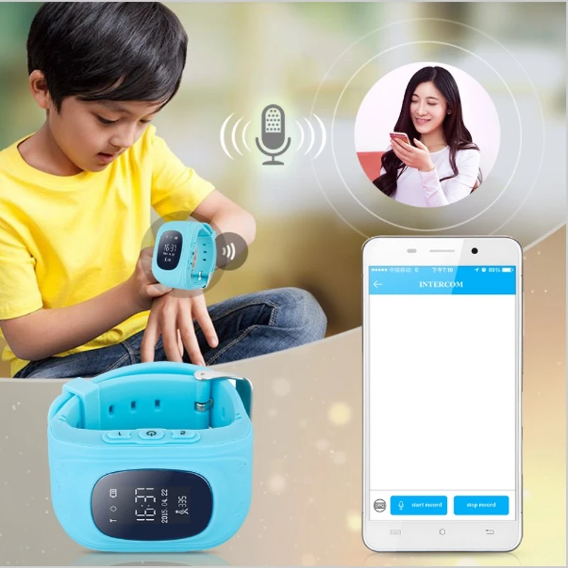Горячие Смарт часы детские наручные Q50 GSM GPRS GPS локатор трекер анти потеря Smartwatch