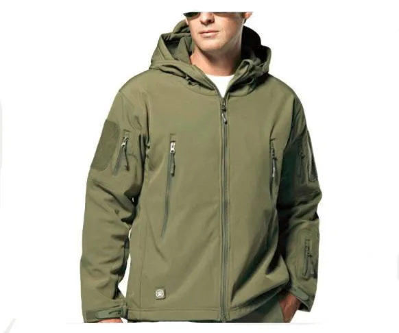 2018 Winter Men's Shark Skin Military Windproof Tactical Softshell Jacket Men Camouflage Army soft shell Coat Windbreaker Rain
2018 Winter Men's Shark Skin Military Windproof Tactical Softshell Jacket Men Camouflage Army soft shell Coat Windbreaker Rain