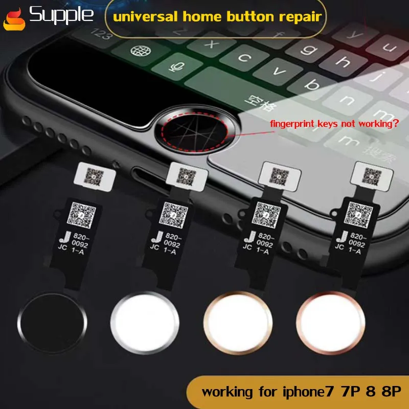 Universal Home Fingerprint key Repair for iphone 7 7P 8 8P Home Return Button Touch ID Return function repair tool
Universal Home Fingerprint key Repair for iphone 7 7P 8 8P Home Return Button Touch ID Return function repair tool
