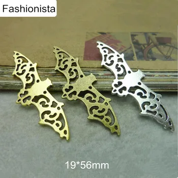 Black/Bronze/Antique Silver/Antique Gold Lovely Filigree Bat Charm Pendant Flying Bat Connectors 19*56mm Jewelry Supplies
Black/Bronze/Antique Silver/Antique Gold Lovely Filigree Bat Charm Pendant Flying Bat Connectors 19*56mm Jewelry Supplies