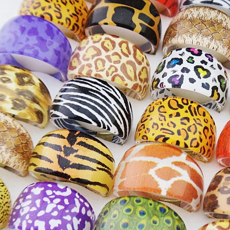 100pcs Animal Leopard Skin Mix Resin Rings for Men and Women Wholesale Cheap Cute Jewelry lot
100pcs Animal Leopard Skin Mix Resin Rings for Men and Women Wholesale Cheap Cute Jewelry lot