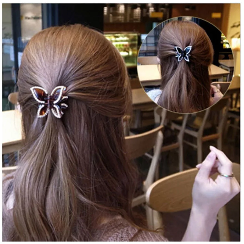 1Pc Fashion Charming Butterfly Bling Crystal Rhinestone Claw Hairpin Women Girl Hair Clamp Jewelry Accessories Hair Clip
1Pc Fashion Charming Butterfly Bling Crystal Rhinestone Claw Hairpin Women Girl Hair Clamp Jewelry Accessories Hair Clip