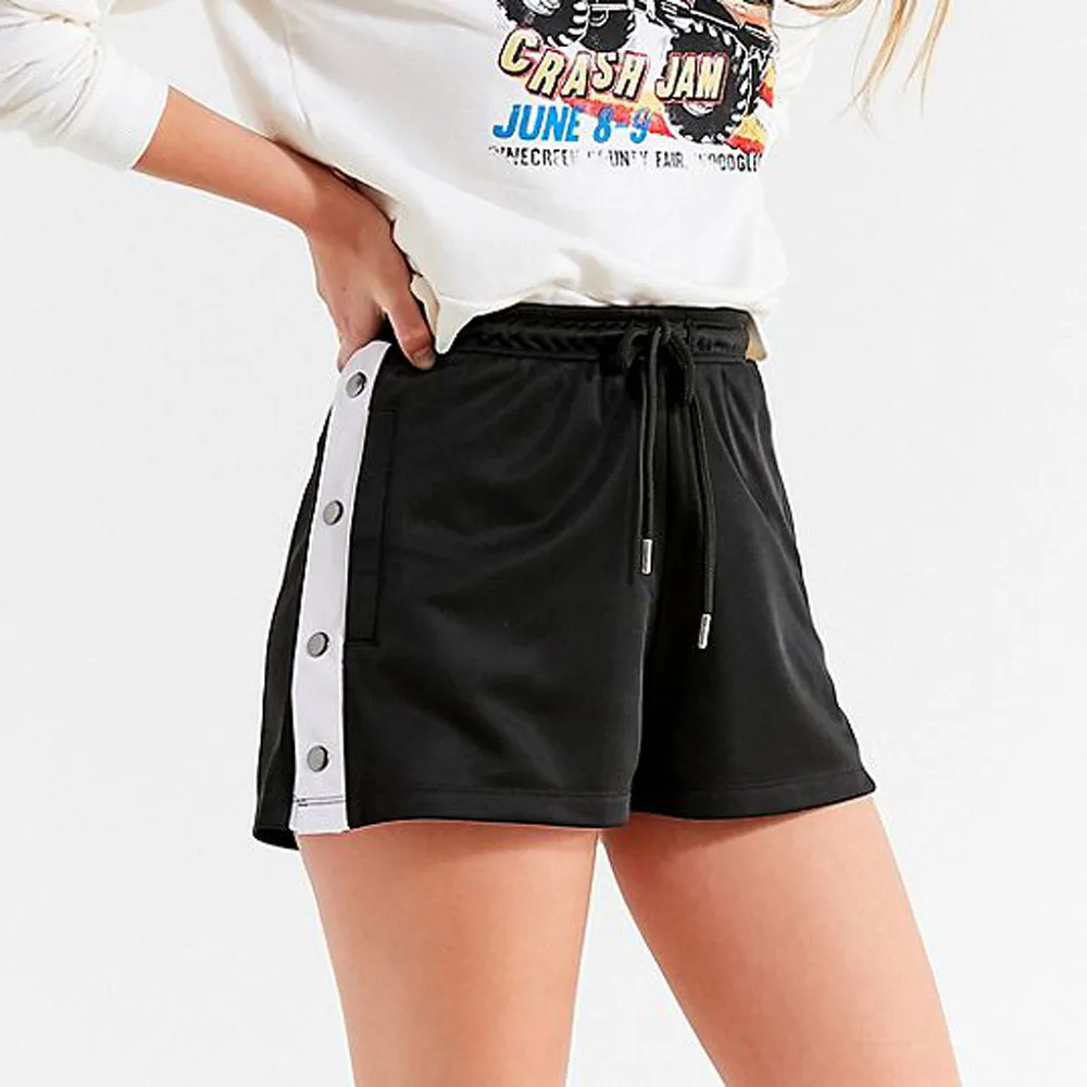 feitong Weekeep Fashion Side Button Split Shorts Women's Summer Black Patchwork High Waist Shorts feminino Shorts Bottom #w35
feitong Weekeep Fashion Side Button Split Shorts Women's Summer Black Patchwork High Waist Shorts feminino Shorts Bottom #w35