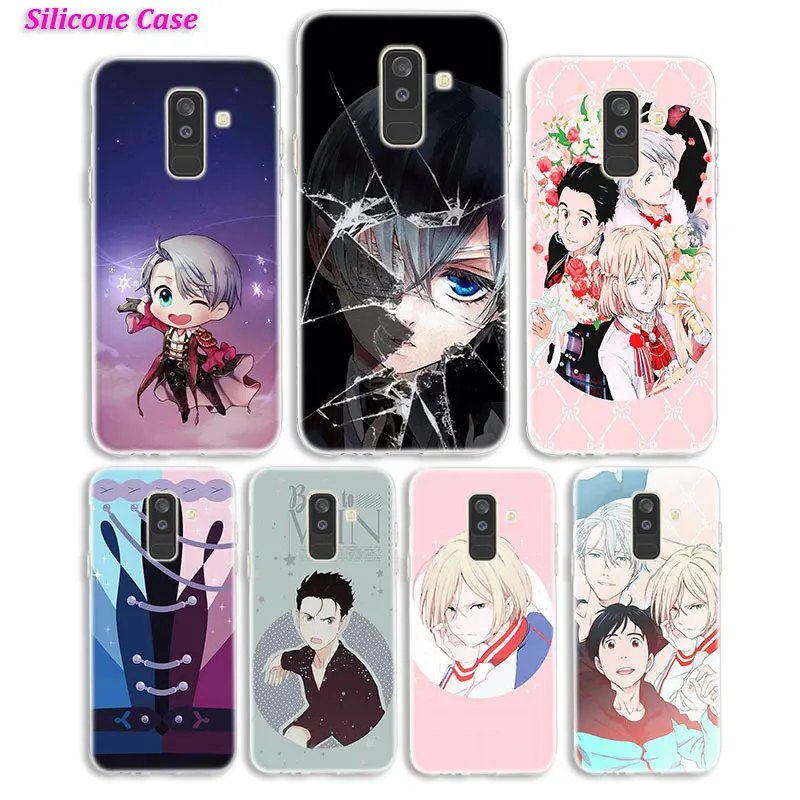 Силиконовый чехол для телефона с изображением аниме YURI ON ICE Samsung Galaxy A8S A6S A9 A8 Star A7 A6
