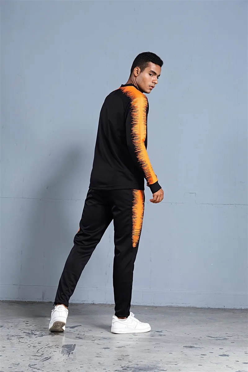 HOWE AO coat Adult Men Soccer Jerseys Set Jogging clothing jacket pants sports suit wear Running football Training Tracksuit HOWE AO coat Adult Men Soccer Jerseys Set Jogging clothing jacket pants sports suit wear Running football Training Tracksuit