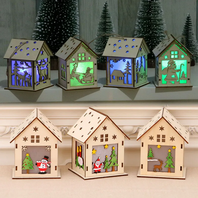 2018 Christmas Ornaments Wooden Cabin Glowing Luminous Xmas Snow House DIY Cottage Decoration DC112
2018 Christmas Ornaments Wooden Cabin Glowing Luminous Xmas Snow House DIY Cottage Decoration DC112