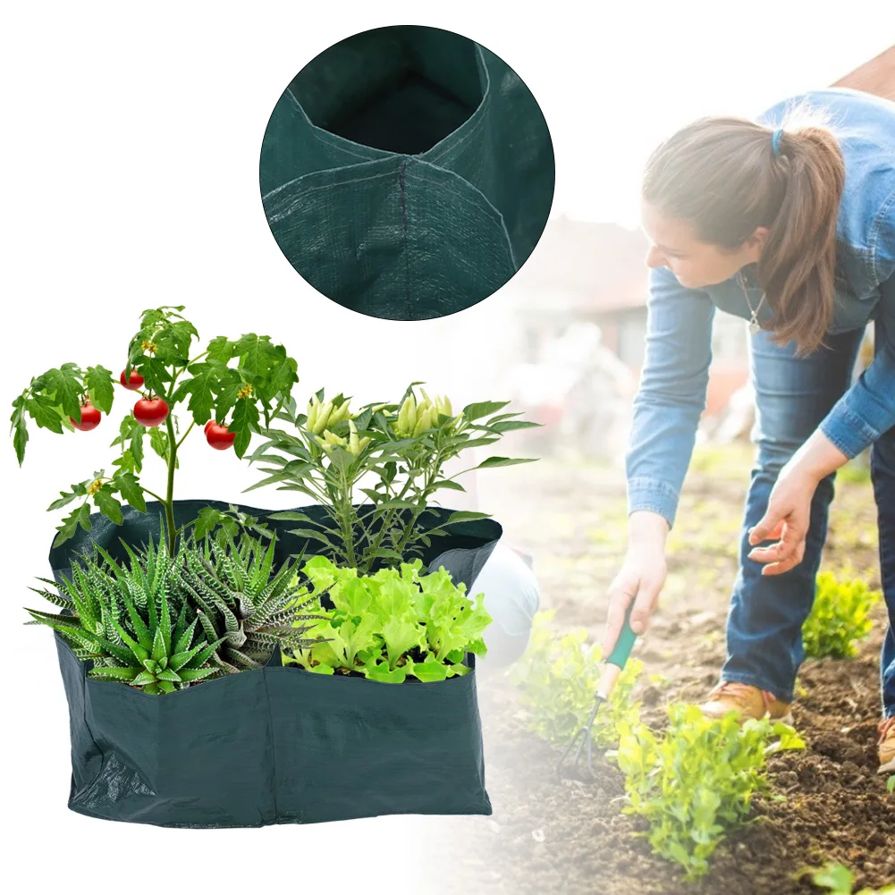 4 Pocket Vegetable Plant Grow Bag DIY Potato Planter Growing Bags Home Gardening Planting Pot Garden Supplies | Дом и сад