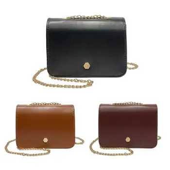 Retro Simple PU Square Handbag for Women Small Chain Shoulder Crossbody Bag Vintage Women Messenger Bags
Retro Simple PU Square Handbag for Women Small Chain Shoulder Crossbody Bag Vintage Women Messenger Bags