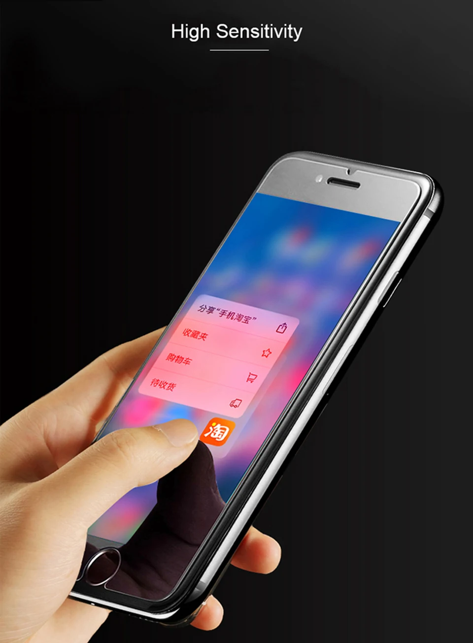 glass on iPhone 7 7
