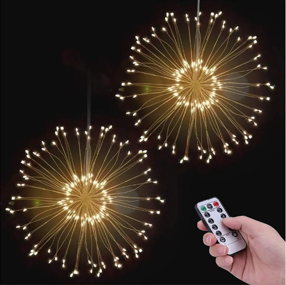 DIY LED Fairy String Light 150LEDS Battery Operated Starburst Holiday Light with Remote Control Decoration for Garden Room Party
DIY LED Fairy String Light 150LEDS Battery Operated Starburst Holiday Light with Remote Control Decoration for Garden Room Party