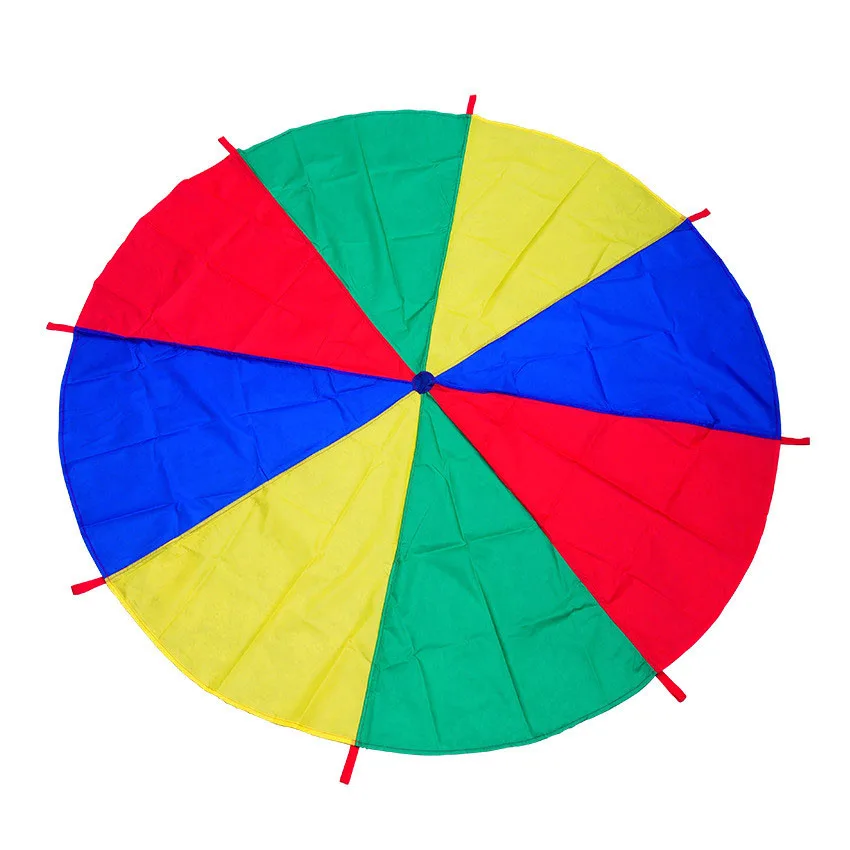 2M/3M/3.6M/4M/5M Diameter Outdoor Rainbow Umbrella Parachute Toy Sport Games Jump-Sack Ballute Play Teamwork Game For Kids Gift
2M/3M/3.6M/4M/5M Diameter Outdoor Rainbow Umbrella Parachute Toy Sport Games Jump-Sack Ballute Play Teamwork Game For Kids Gift