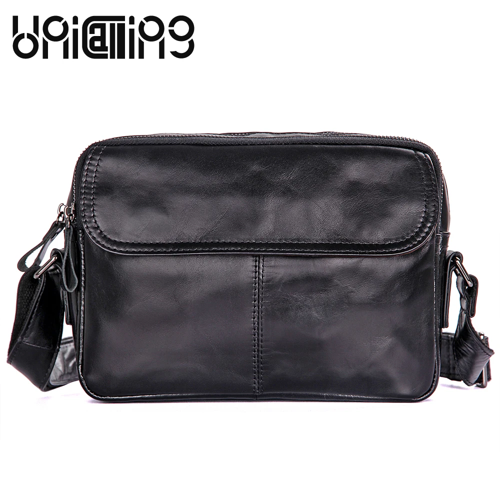 UniCalling New style cow leather men bag Large capacity Casual solid color zipper fashion Genuine Leather men messenger bags
UniCalling New style cow leather men bag Large capacity Casual solid color zipper fashion Genuine Leather men messenger bags