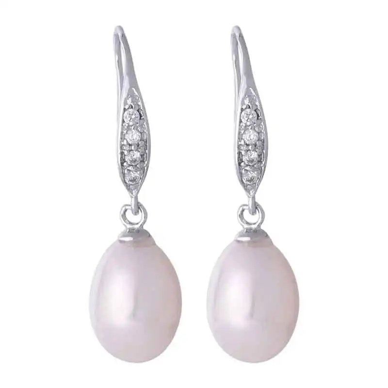 Natural Freshwater Pearl Earrings, Women's Pearl Earrings Dangle Jewelry, White/Pink/Purle Colors to Chose
Natural Freshwater Pearl Earrings, Women's Pearl Earrings Dangle Jewelry, White/Pink/Purle Colors to Chose