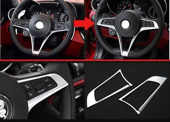 For Alfa Romeo Stelvio 2017 2018 Car Accessories ABS Chrome Matte Steering Wheel Panel Cover Bezel Trim
For Alfa Romeo Stelvio 2017 2018 Car Accessories ABS Chrome Matte Steering Wheel Panel Cover Bezel Trim
