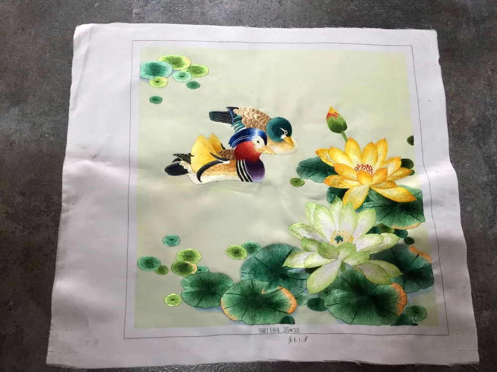 Handmade Pure Finished Silk Embroidery Stitch Cloth Piece Gorgeous Arts Decor / Japanese Style Flower Birds Unique Gifts
Handmade Pure Finished Silk Embroidery Stitch Cloth Piece Gorgeous Arts Decor / Japanese Style Flower Birds Unique Gifts