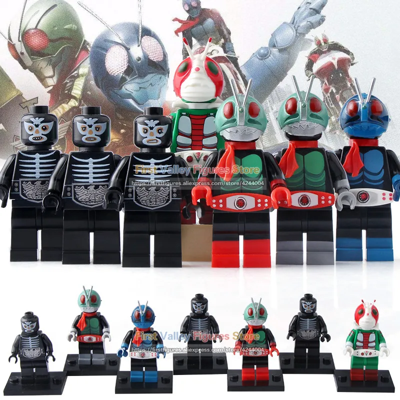 DR.TONG 70pcs/lot Kamen Masked Rider Figures Set No.1 V3 Shocker Soldier Building Blocks Children DIY Gift Bricks Toys PG8101
DR.TONG 70pcs/lot Kamen Masked Rider Figures Set No.1 V3 Shocker Soldier Building Blocks Children DIY Gift Bricks Toys PG8101