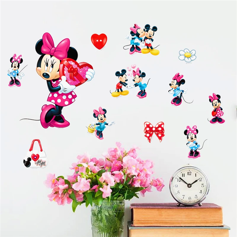 Cartoon Mickey Mine Mouse Decorative Wall Stickers For Nursery Kids Room DIY Gifts Decor Wall Art Ho 
Cartoon Mickey Mine Mouse Decorative Wall Stickers For Nursery Kids Room DIY Gifts Decor Wall Art Ho