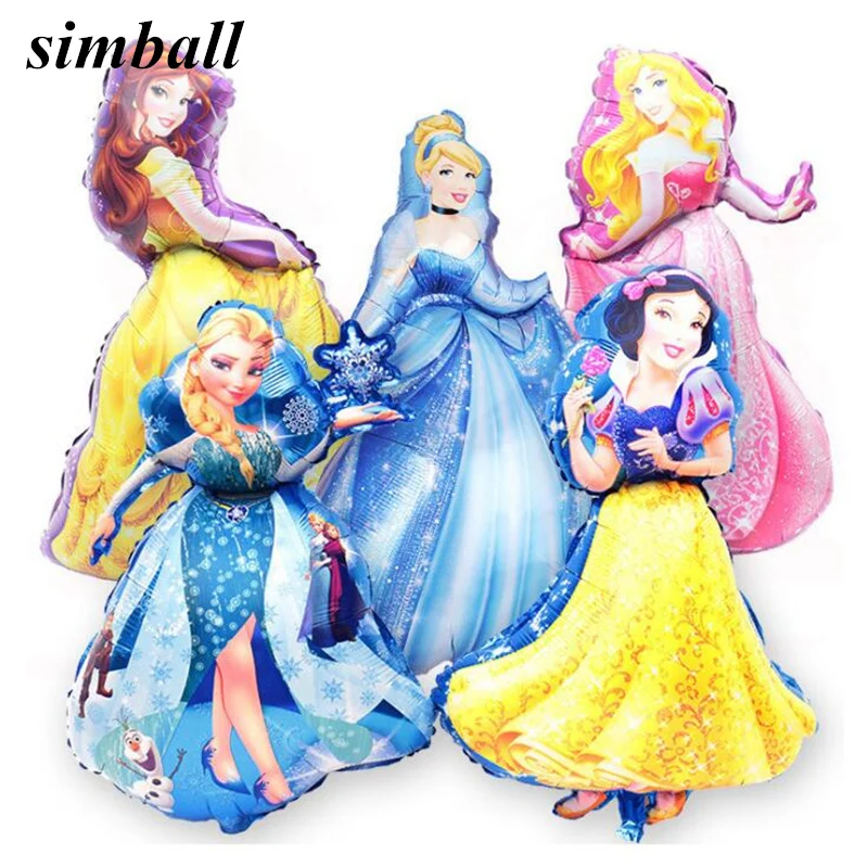 5pcs/lot Large Balloons Five Princess Birthday Figures Foil Balloons Baby Shower Girl Helium Balloon Happy Birthday Ball Figure
5pcs/lot Large Balloons Five Princess Birthday Figures Foil Balloons Baby Shower Girl Helium Balloon Happy Birthday Ball Figure