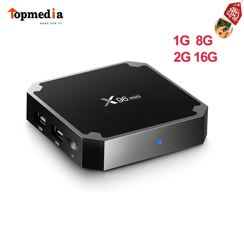 

X96mini Android 7.1 Smart TV Box 2GB 16GB Amlogic S905w Quad Core 2.4G Wifi X96 Mini Media Player PK XIao Mi Mag254 Htv Box 5