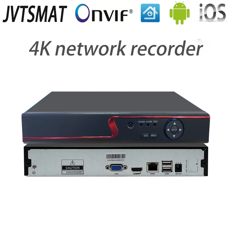 

jvtsmart H.265 25CH 32CH 16CH NVR 5mp 4mp 4K Network Video Recorder Onvif P2P cctv Full HD 32Channel 16Channel 25Channel XMeye