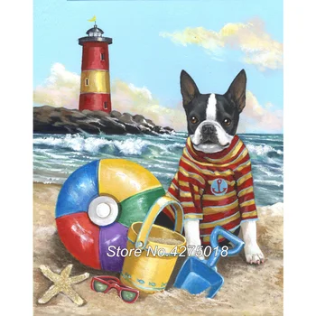 Diamond Painting Animal Dog boston terrier DIY 3D Diamond Embroidery Seaside Landscape Paintings By Numbers Home Decor YG619
Diamond Painting Animal Dog boston terrier DIY 3D Diamond Embroidery Seaside Landscape Paintings By Numbers Home Decor YG619