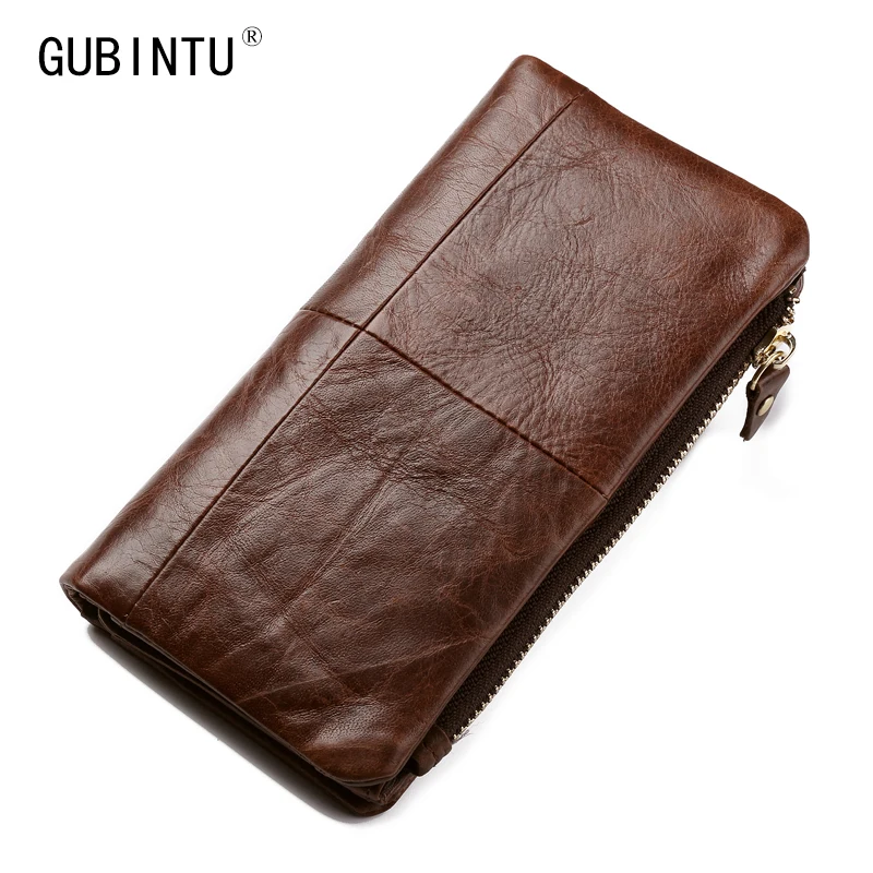 Gubintu Men Wallets Genuine Leather 2018 New Classical Vintage Style Wallet Fashion Brand Purse Long Clutch Card Holder Wallet
Gubintu Men Wallets Genuine Leather 2018 New Classical Vintage Style Wallet Fashion Brand Purse Long Clutch Card Holder Wallet