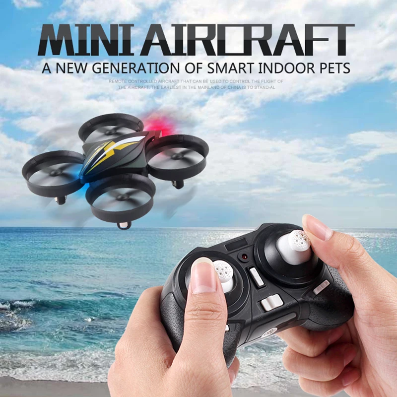 Mini Quadcopter Drone Headless Mode 6-Axis Gyro 2.4GHz Headless Mode RC Drones Remote Control Helicopter VS JJRC H36 E010
Mini Quadcopter Drone Headless Mode 6-Axis Gyro 2.4GHz Headless Mode RC Drones Remote Control Helicopter VS JJRC H36 E010