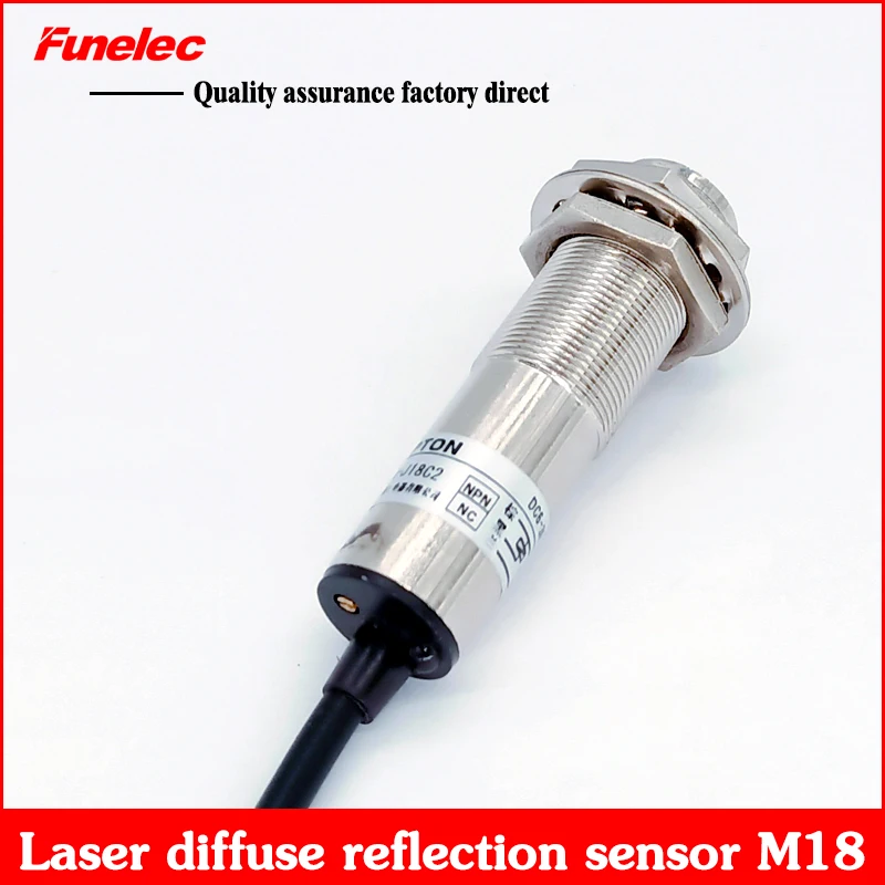 M18 laser diffuse reflection photoelectric switch sensor infrared sensor switch visible light laser radiation sensor
M18 laser diffuse reflection photoelectric switch sensor infrared sensor switch visible light laser radiation sensor