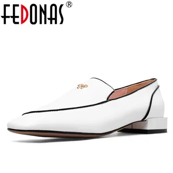 FEDONAS Brand Genuine Leather Shoes Woman High Heels Elegant Pumps Fashion Black White Classic Design Office Pumps New Shoes
FEDONAS Brand Genuine Leather Shoes Woman High Heels Elegant Pumps Fashion Black White Classic Design Office Pumps New Shoes